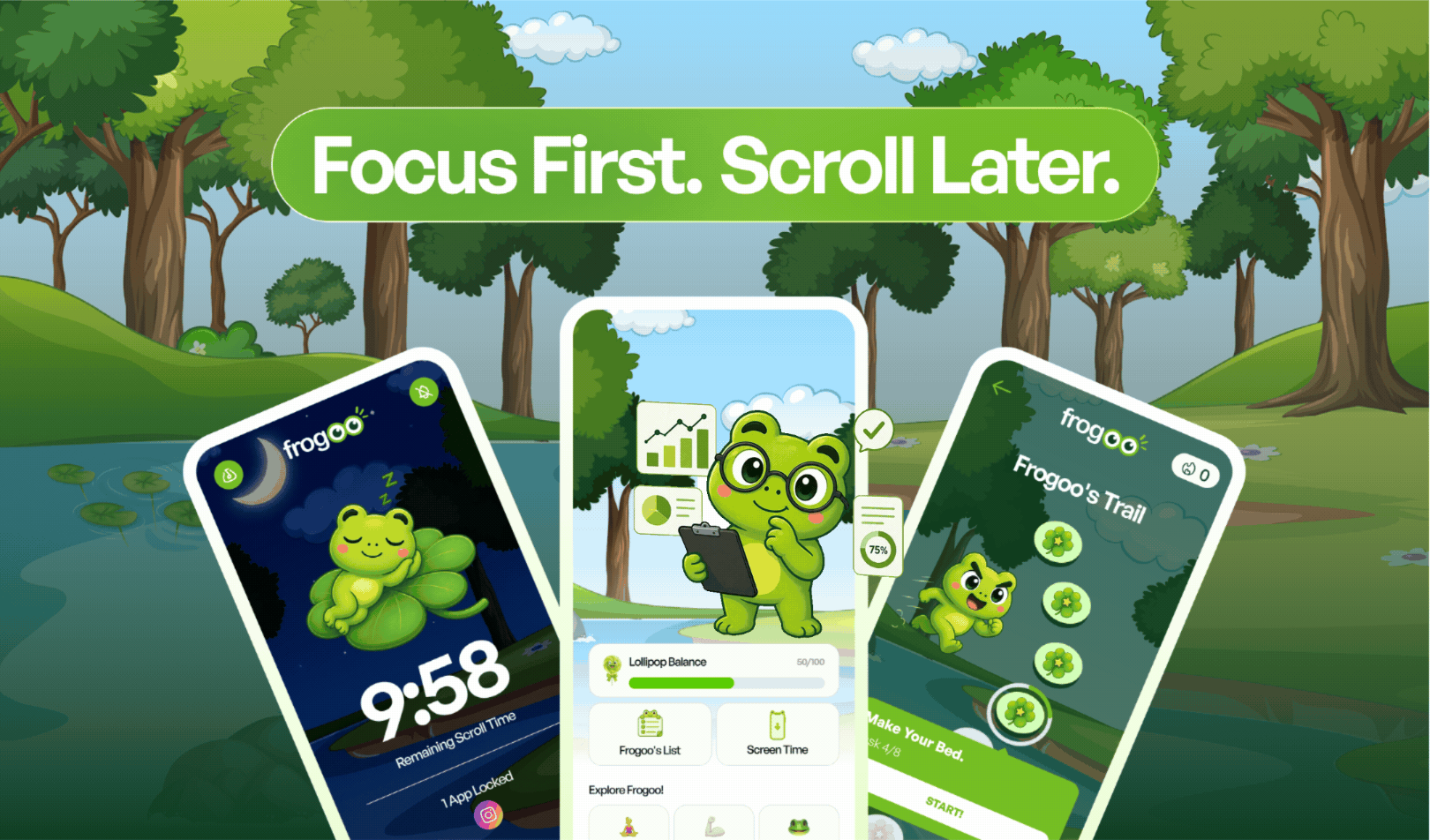 Focus First. Scroll Later.